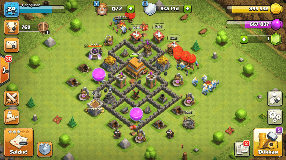Clash-of-Clans-5-Seviye-Koy-Duzeni
